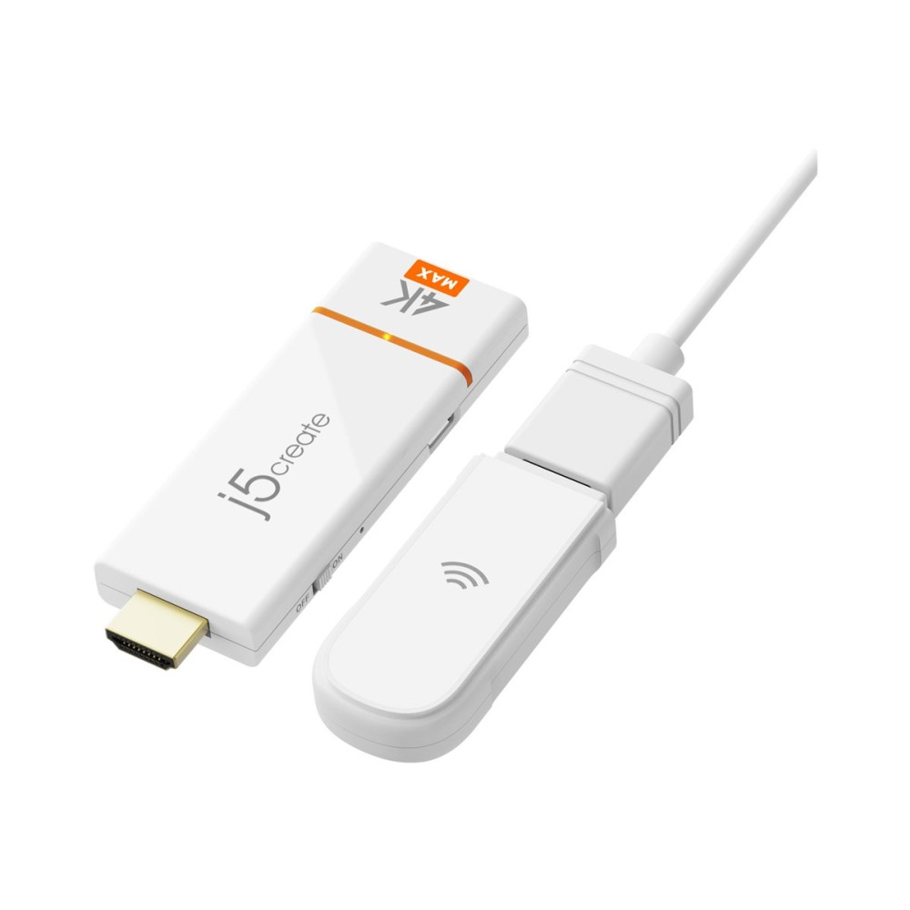 Produktbild för j5create ScreenCast 4K JVAW76MAX - trådlös ljud-/videoförlängare - HDMI