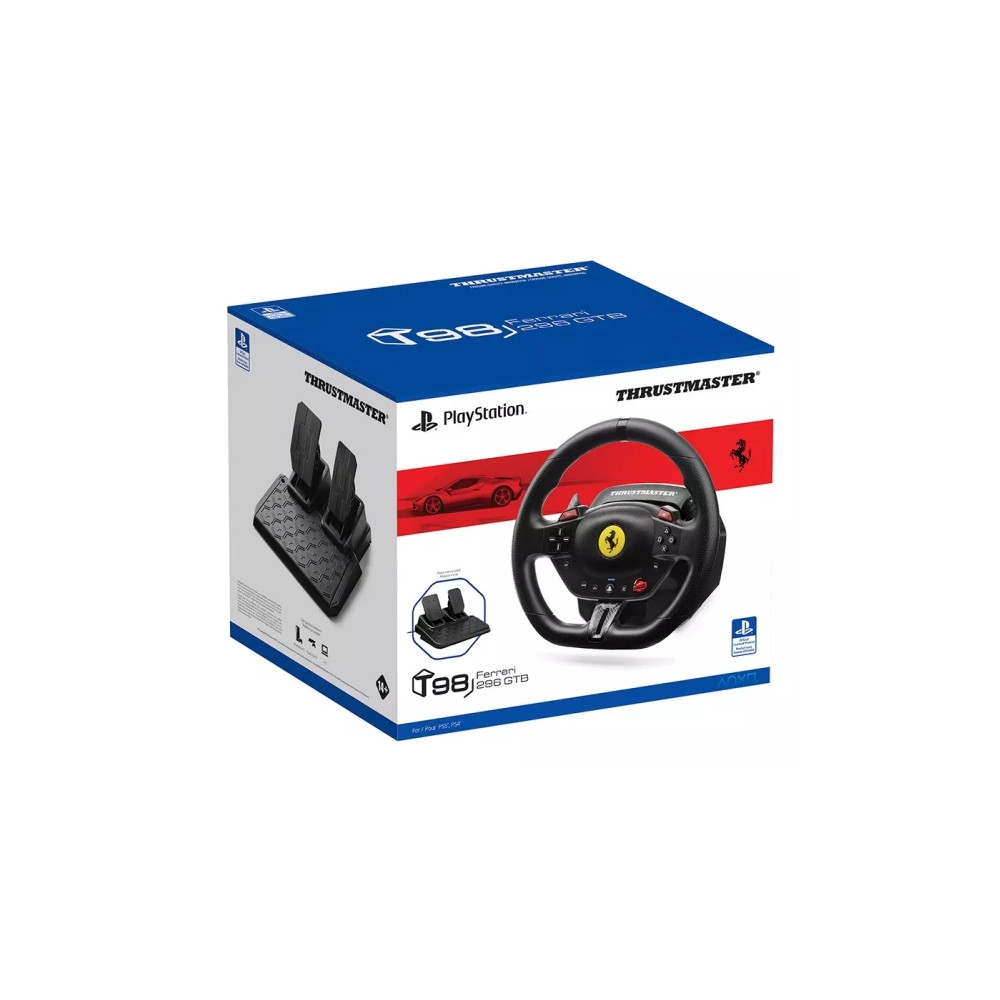 Produktbild för Thrustmaster T98-P Ferrari 296 GTB, Ratt + Pedaler, PC, Play...