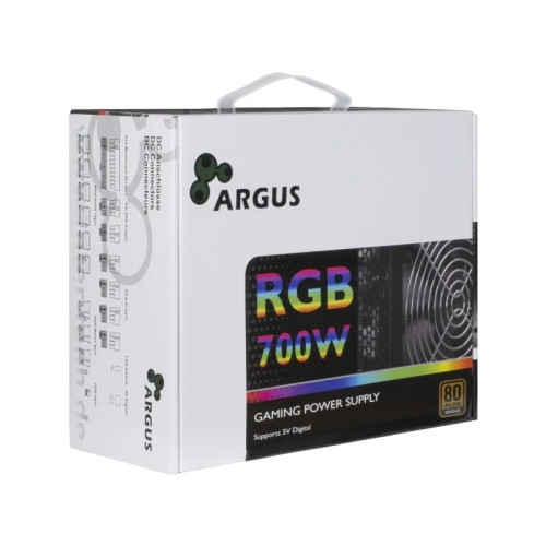 Inter-Tech Elektronik Handels Argus RGB-700W II - nätaggregat - 700 Watt