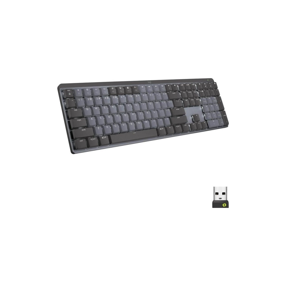 Produktbild för Logitech Master Series MX Mechanical - tangentbord - QWERTY - USA, internationellt - grafit Inmatningsenhet