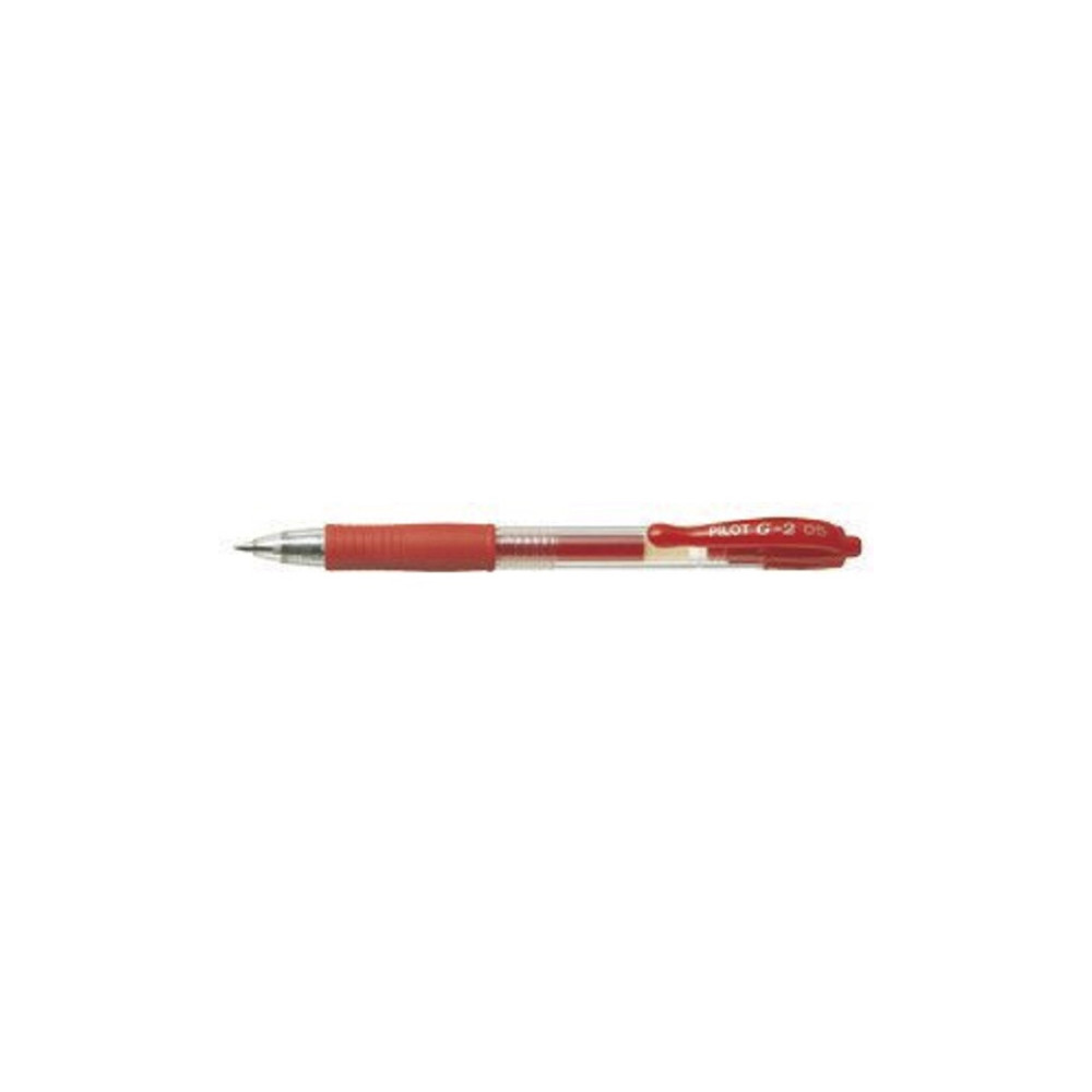 Produktbild för Gelpenn Pilot G-2 Plus påfyllningsbar 0,5 mm fine röd 12-pac...