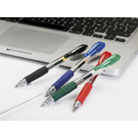 Produktbild för Gelpenn Pilot G-2 Plus påfyllningsbar 0,5 mm fine röd 12-pac...