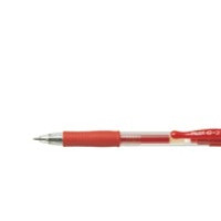 Produktbild för Gelpenn Pilot G-2 Plus påfyllningsbar 0,5 mm fine röd 12-pac...
