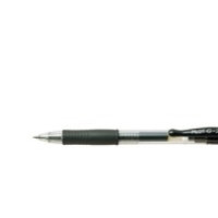 Produktbild för Gelpenna, Pilot G-2, ifyllbar, 0,5 mm, fin, svart, förpackni...