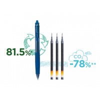 Produktbild för Bläckpennor, Pilot BeGreen G-Knock, påfyllningsbar, 0,7 mm,...