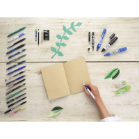 Produktbild för Bläckpennor, Pilot BeGreen G-Knock, påfyllningsbar, 0,7 mm,...