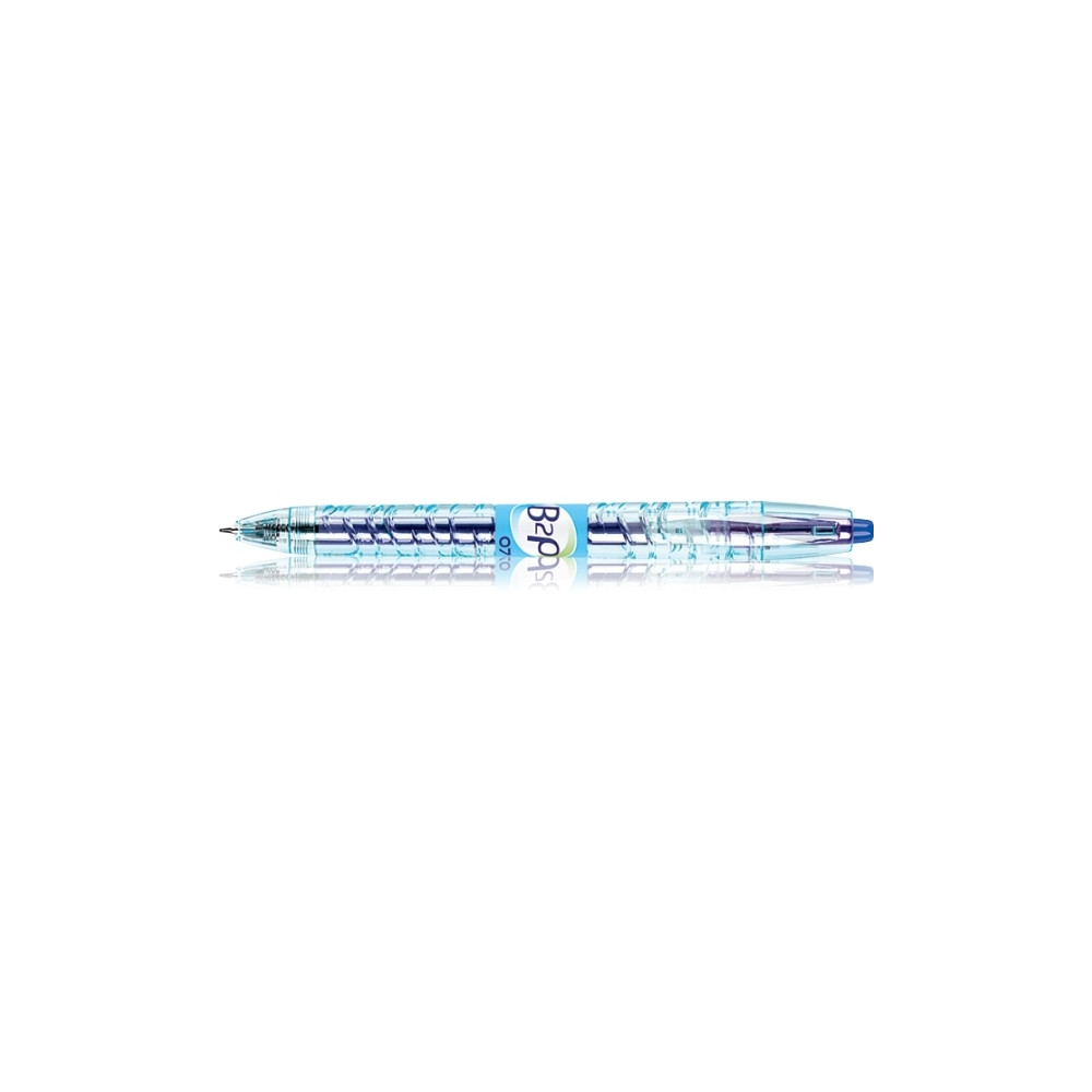 Produktbild för Gelpenna, Pilot BeGreen B2P, påfyllningsbar, 0,7 mm, blå, 10...