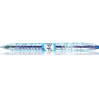 Produktbild för Gelpenna, Pilot BeGreen B2P, påfyllningsbar, 0,7 mm, blå, 10...