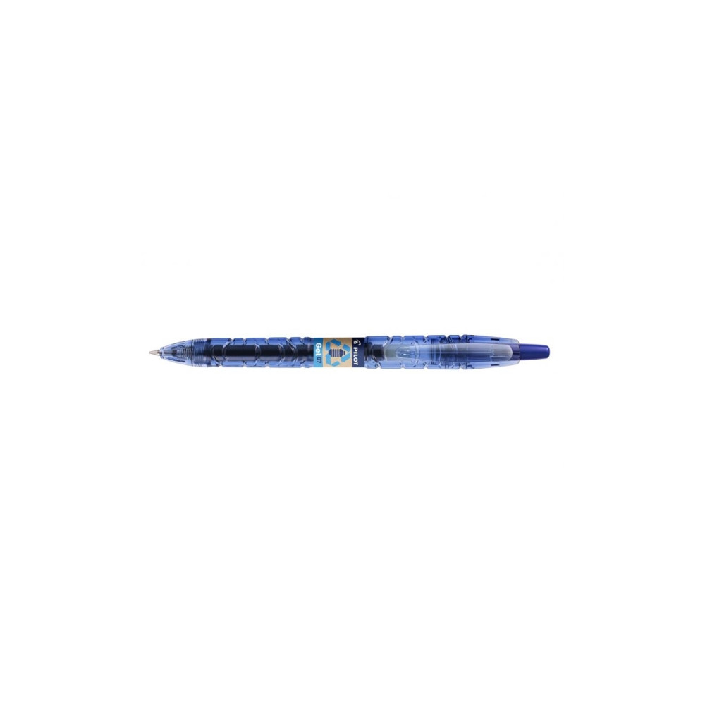 Produktbild för Gelpenna, Pilot BeGreen B2P, påfyllningsbar, 0,7 mm, blå, 10...