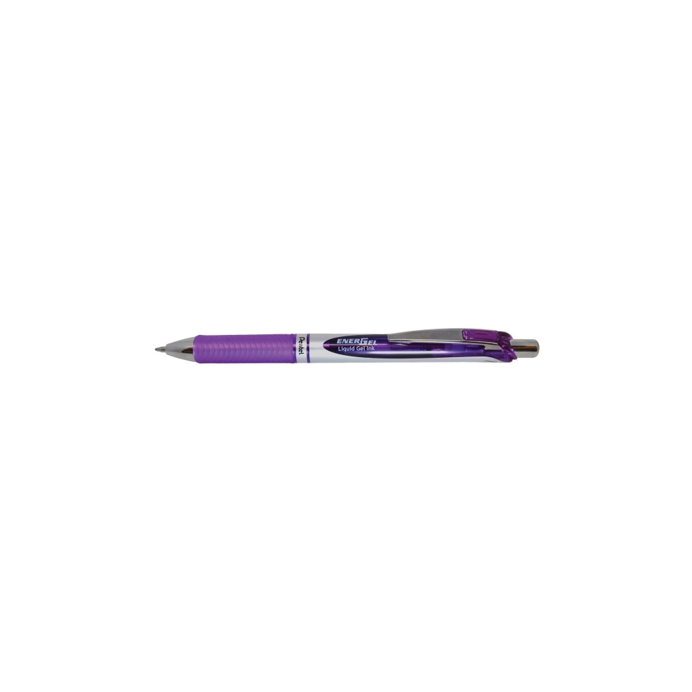 Produktbild för Gelpenna, Pentel Energel BL77, 0,7 mm, lila, förpackning med...