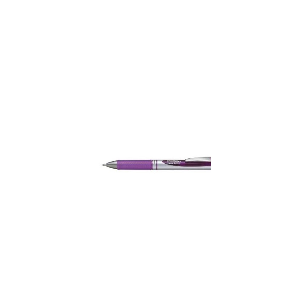 Produktbild för Gelpenna, Pentel Energel BL77, 0,7 mm, lila, förpackning med...