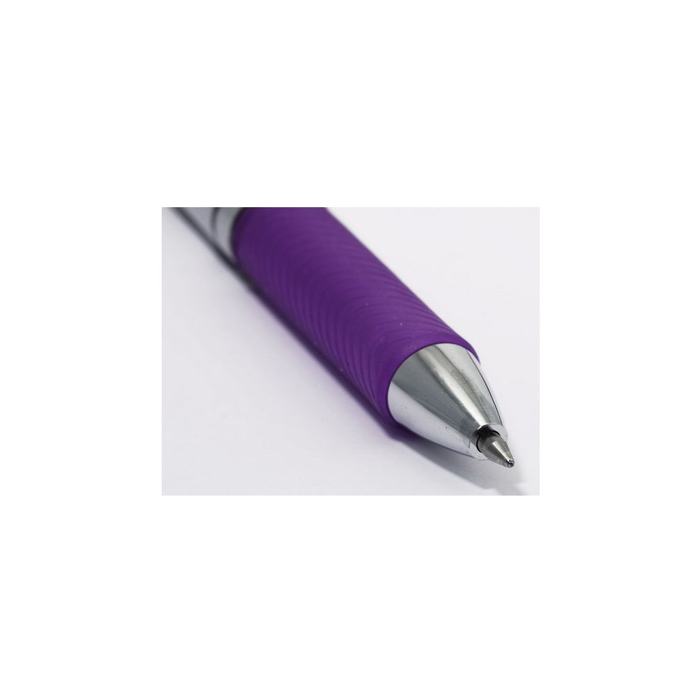 Produktbild för Gelpenna, Pentel Energel BL77, 0,7 mm, lila, förpackning med...