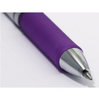 Produktbild för Gelpenna, Pentel Energel BL77, 0,7 mm, lila, förpackning med...