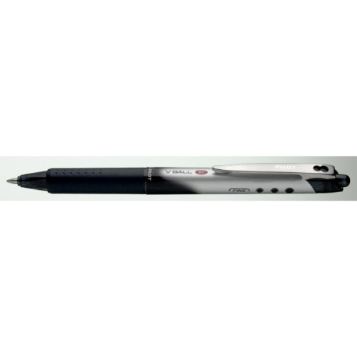 Pilot Pen Rollerballpenna, Pilot V-Ball Grip, ifyllbar, 0,7 mm, svart,...