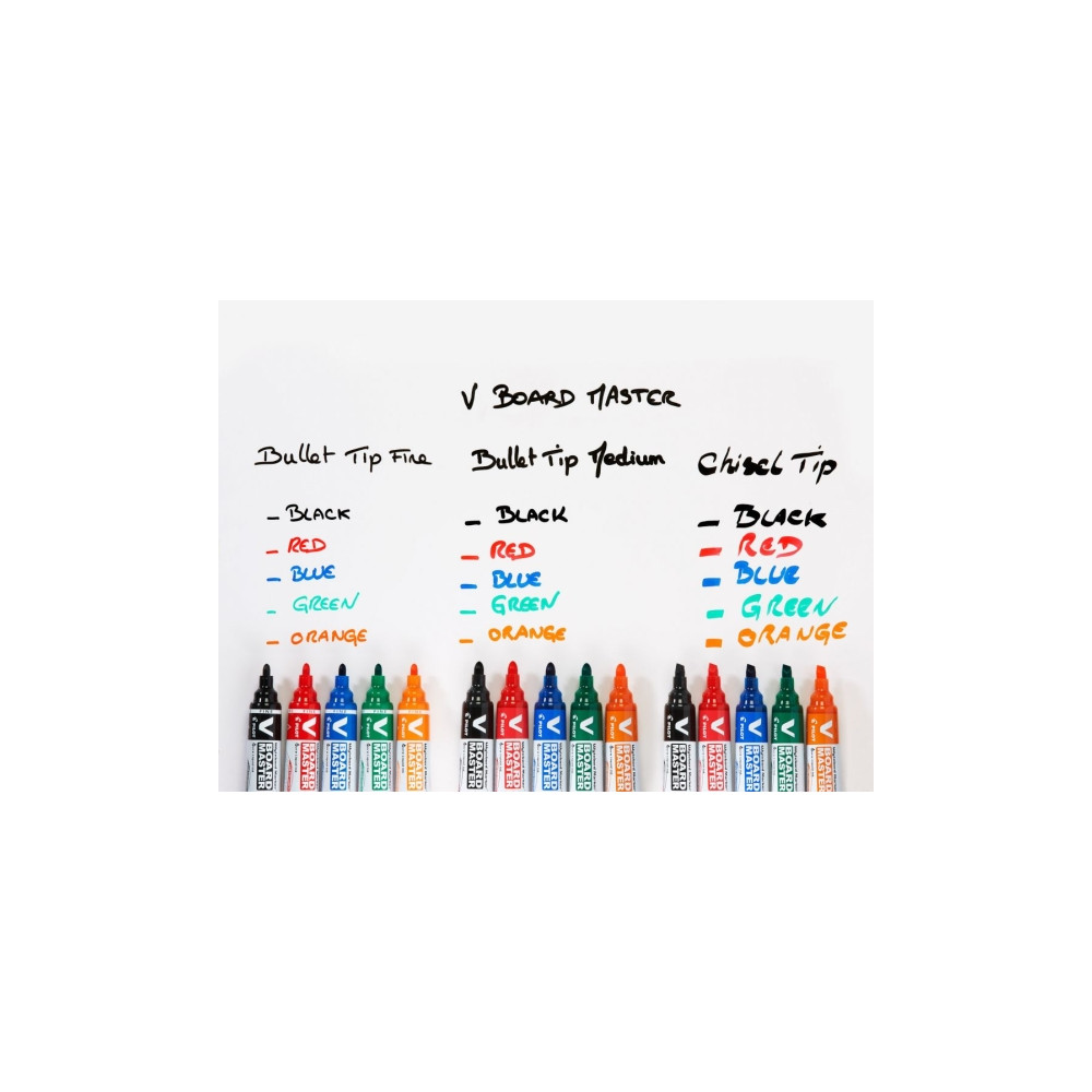 Produktbild för Whiteboardmarker Pilot V-Board Master påfyllningsbar sned sp...