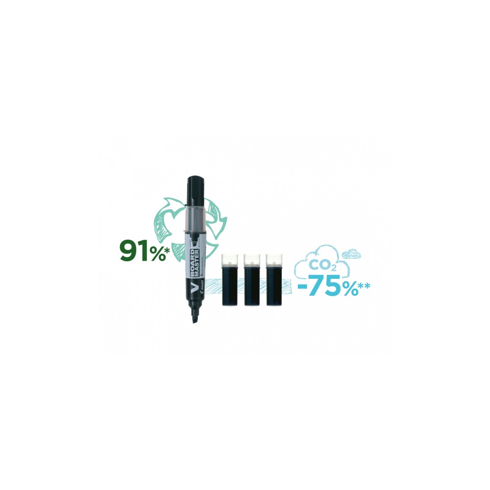 Produktbild för Whiteboardmarker Pilot V-Board Master påfyllningsbar sned sp...