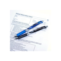 Produktbild för Gelpenna Pentel Energel BL77, påfyllningsbar, 0,7 mm, blå, f...