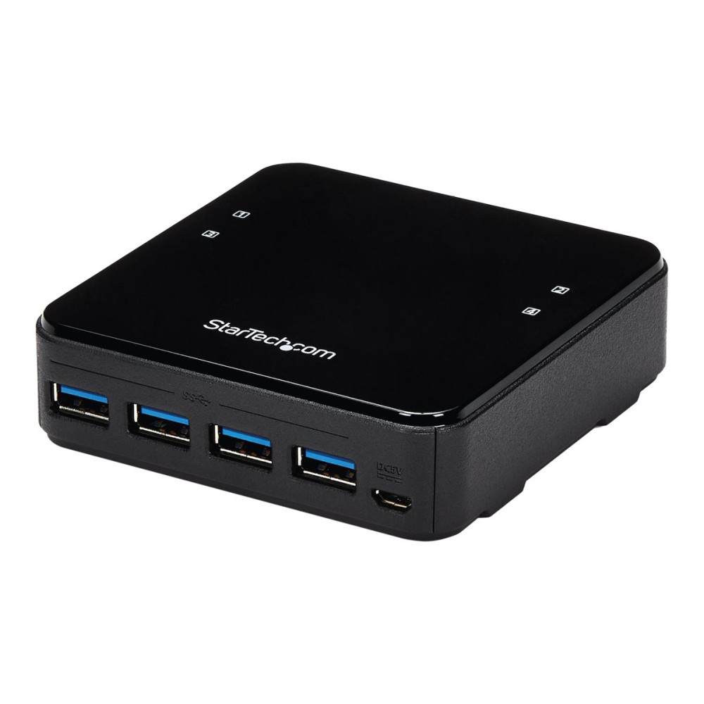 Produktbild för StarTech.com 4x4 USB 3.0 delnings-switch för kringutrustning - hubb - 4 portar