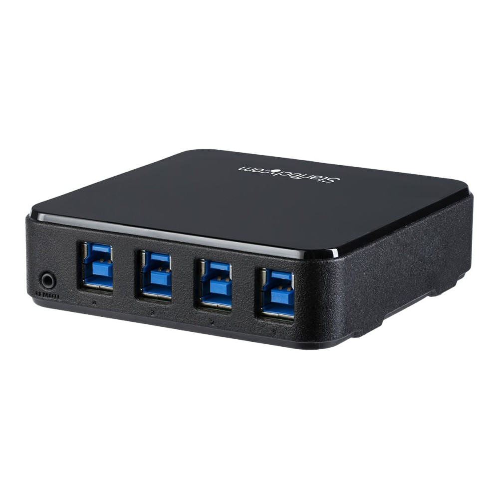 Produktbild för StarTech.com 4x4 USB 3.0 delnings-switch för kringutrustning - hubb - 4 portar