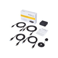 Produktbild för StarTech.com 4x4 USB 3.0 delnings-switch för kringutrustning - hubb - 4 portar
