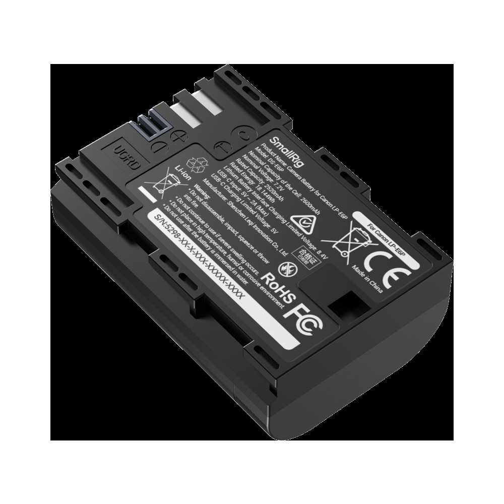 Produktbild för SmallRig 5298 USB-C Camera Battery with Power Display for Canon LP-E6P