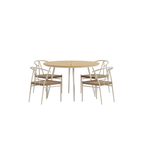 Venture Home San Vito Matbord med Alfons Stolarna