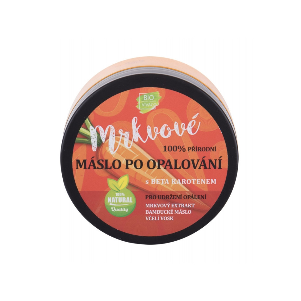 Produktbild för Vivaco 100% Naturligt  Body Butter After Sun med morotsextra...