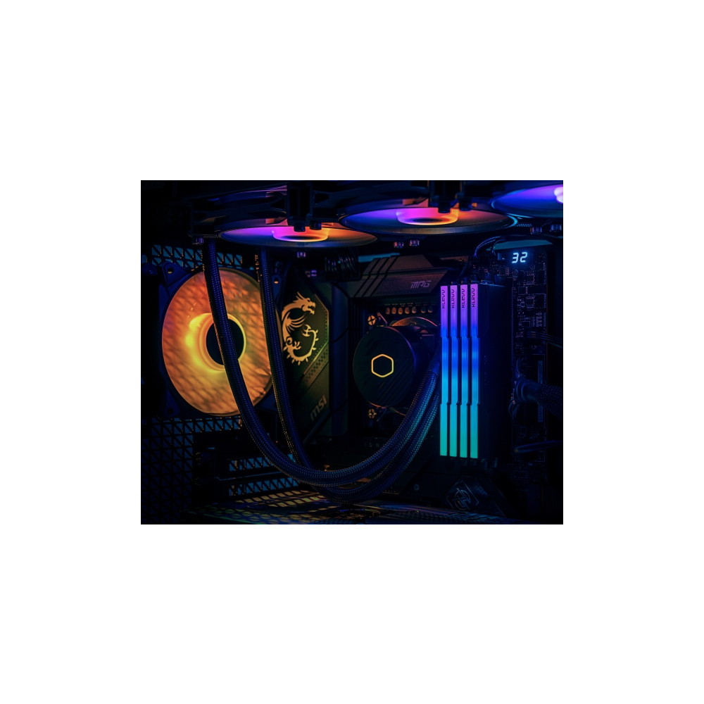 Produktbild för Klevv CRAS V 64GB (2x32GB) DDR5 Gaming RAM 6000MHz CL30 Memo...