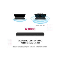 Produktbild för Sony HT-A3000 - soundbar - trådlös