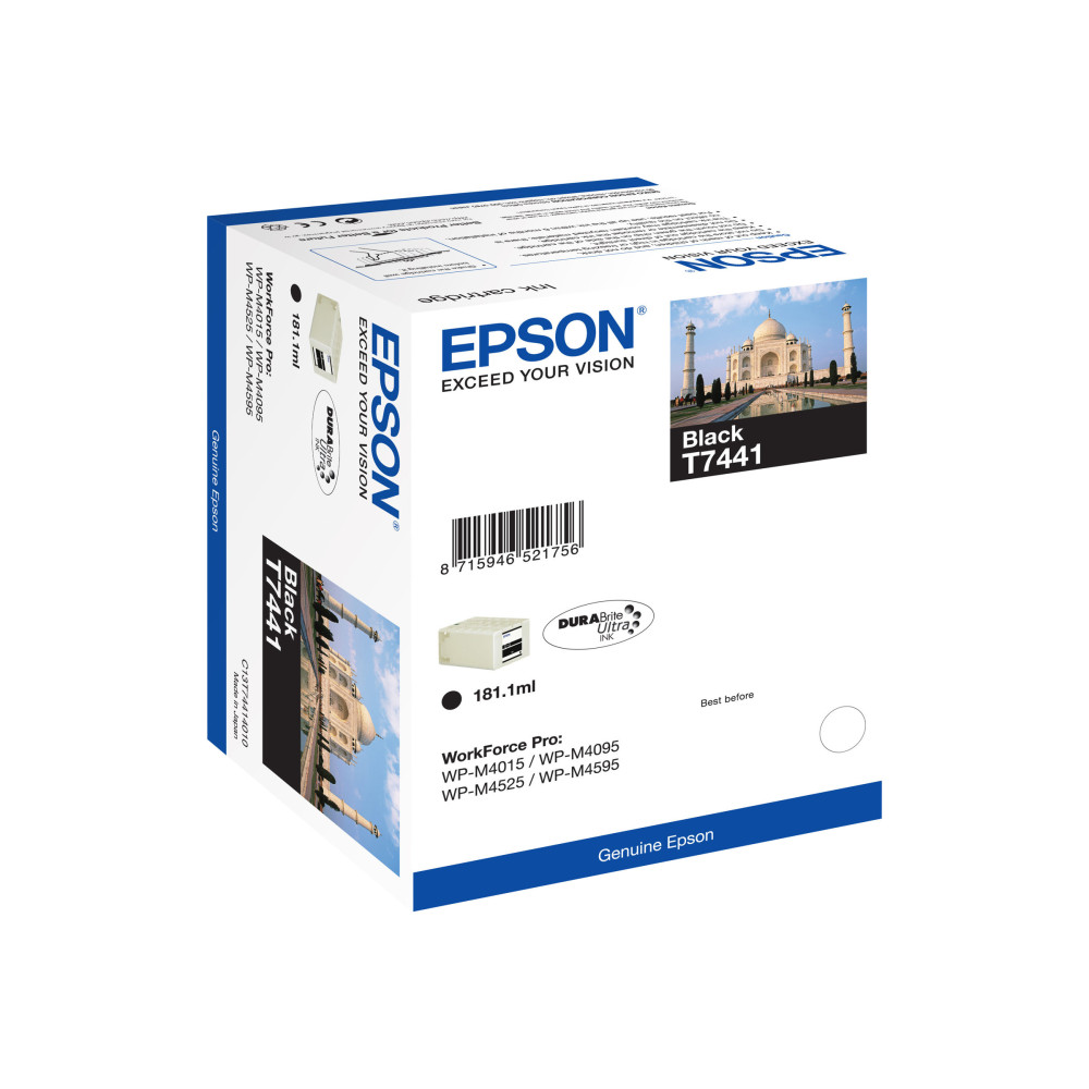 Produktbild för Epson T7441 - svart - original - bläckpatron