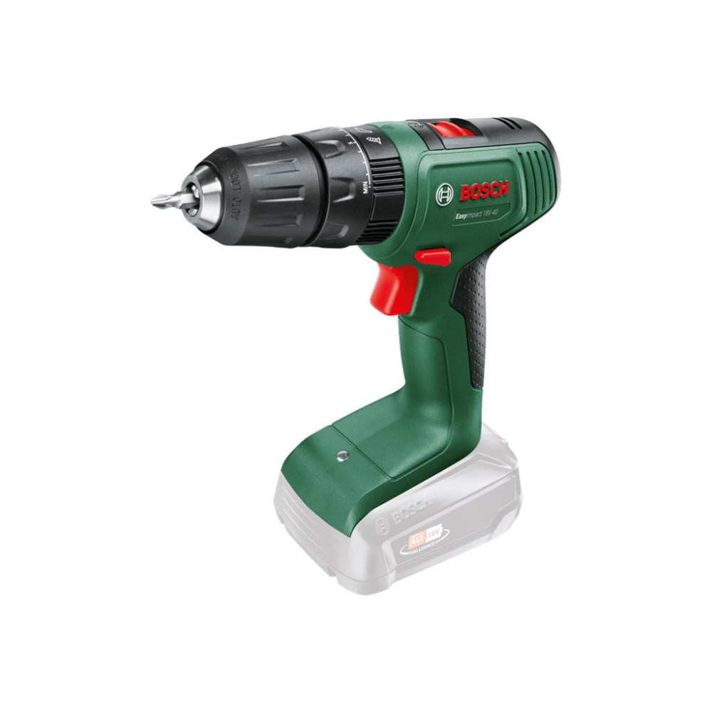 Produktbild för Bosch EasyImpact 18V-40 - slagborr/skruvdragare - sladdlös - 2 hastigheter laddare medföljer