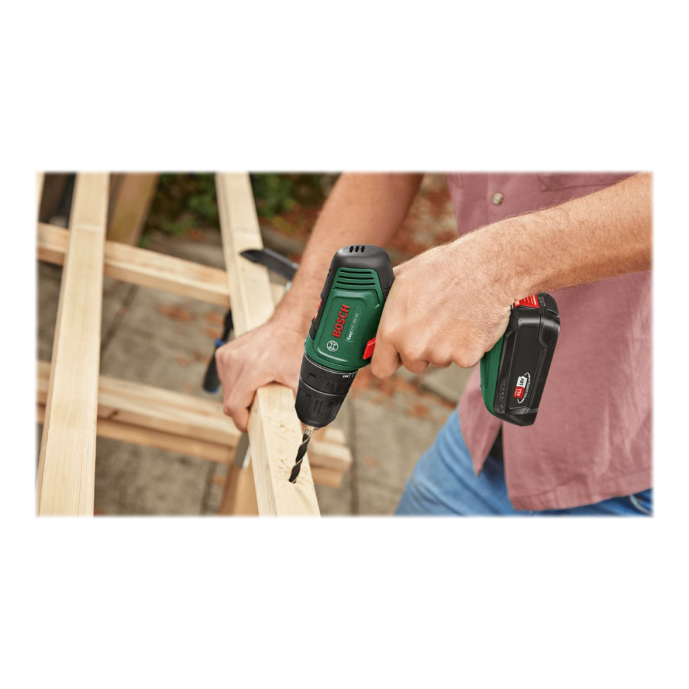 Produktbild för Bosch EasyDrill 18V-40 - borr/drivare - sladdlös - 2 hastigheter laddare medföljer
