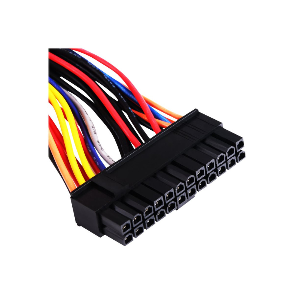 Produktbild för SilverStone PP10 - förlängningskabel för ström - 24-pin ATX till 24-pin ATX - 50 cm