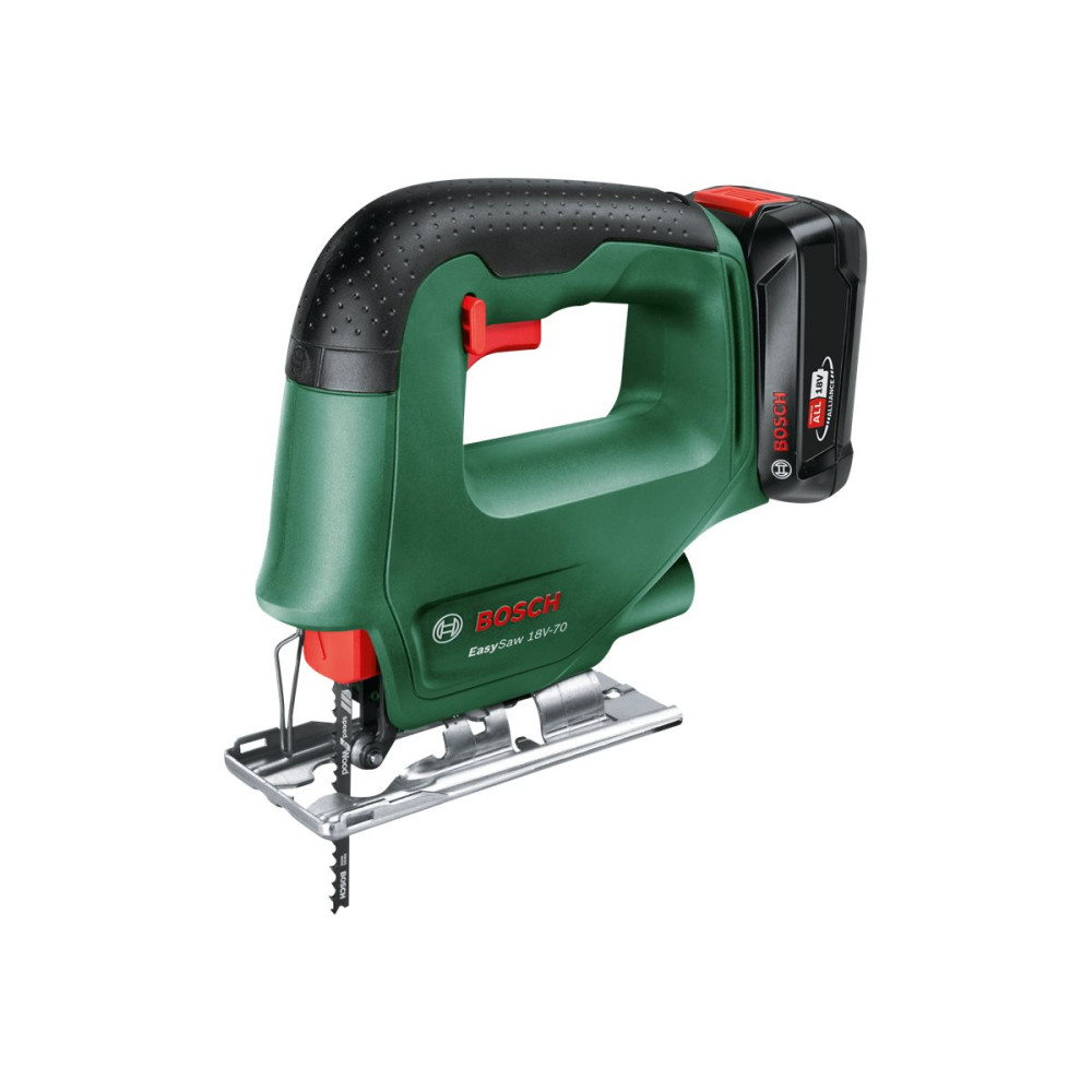 Produktbild för Bosch EasySaw 18V-70 - sticksåg - sladdlös laddare medföljer