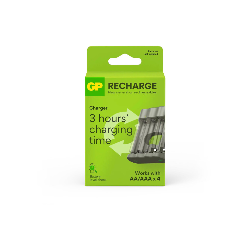 Produktbild för GP Recharge batteriladdare - empty