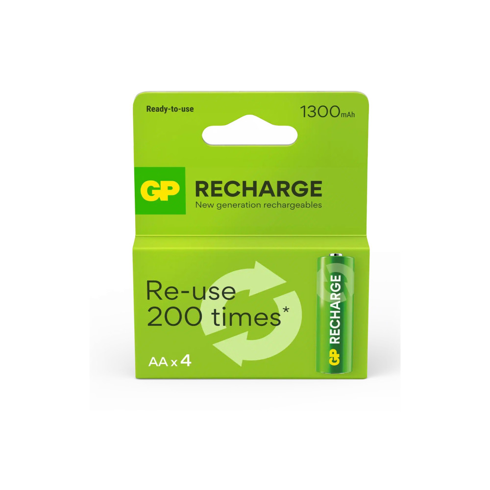Produktbild för GP Recharge batteri - 4 x AA-typ