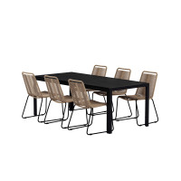 Produktbild för Mirko Matbord med Lindos Stolarna