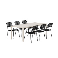 Produktbild för Giardini Matbord med Lindos Stolarna