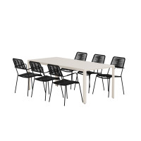 Produktbild för Giardini Matbord med Lindos Stolarna