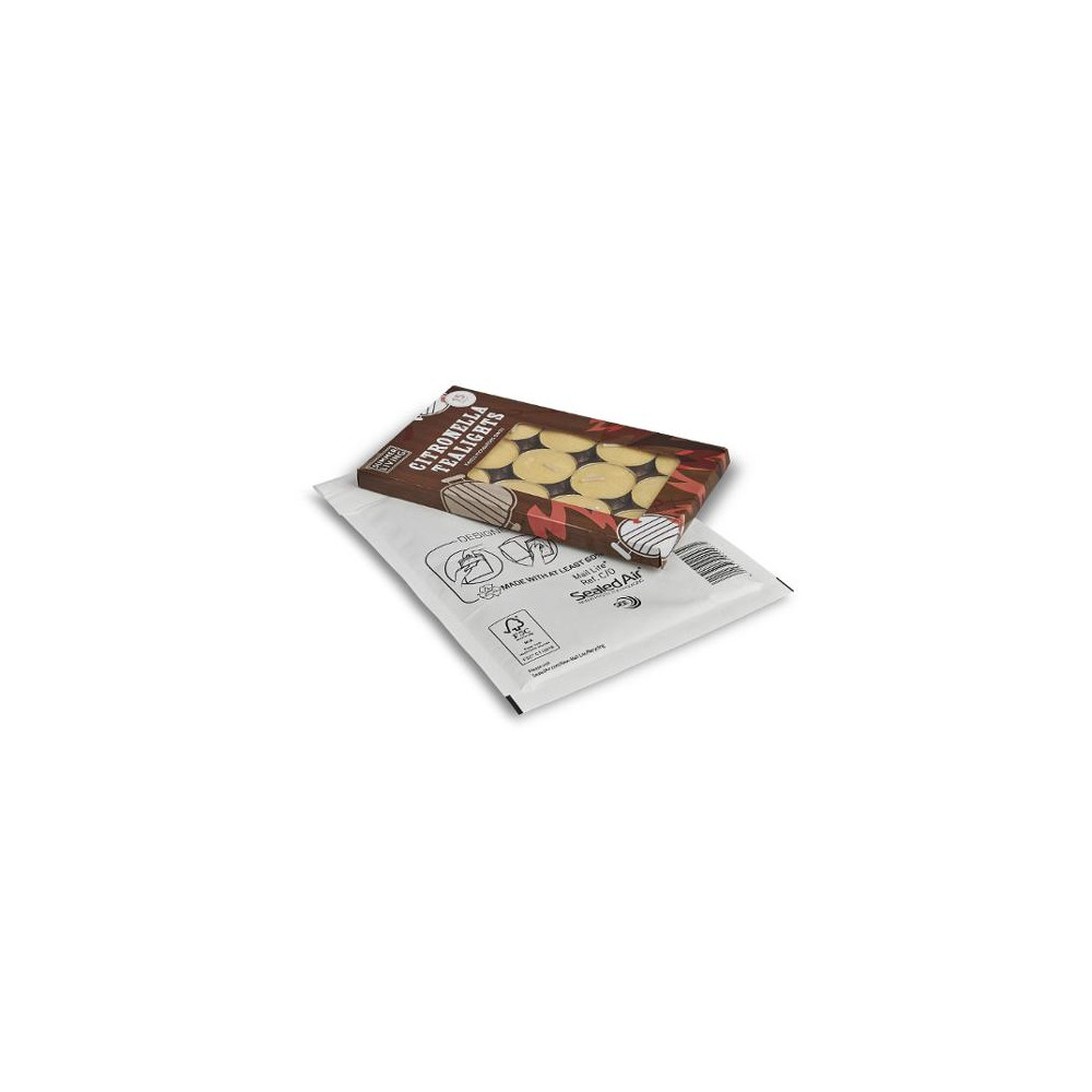 Produktbild för Bubbelpåse C/0 150x210mm vit 200/fp
