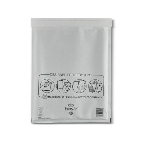Sealed Air Bubbelpåse H/5 270x360mm vit 100/fp