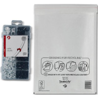 Produktbild för Bubbelpåse F/3 220x330mm vit 100/fp