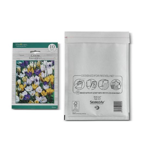 Sealed Air Bubbelpåse D/1 180x260mm vit 200/fp