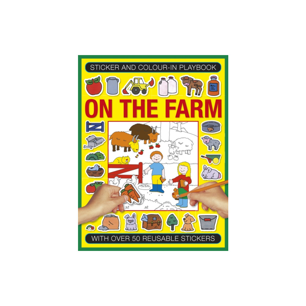 Produktbild för Sticker and Color-in Playbook: On the Farm (häftad, eng)