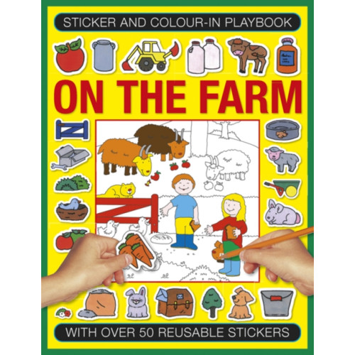 Anness publishing Sticker and Color-in Playbook: On the Farm (häftad, eng)
