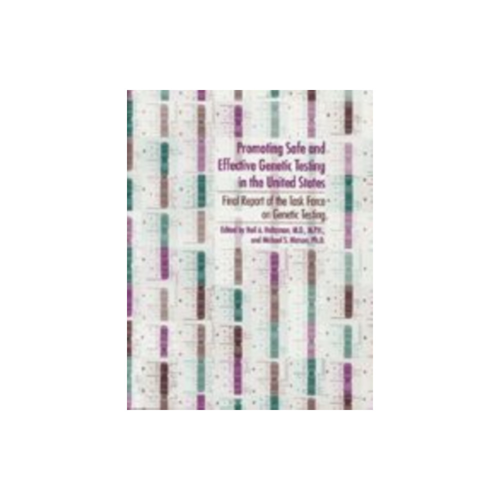Produktbild för Promoting Safe and Effective Genetic Testing in the United States (häftad, eng)