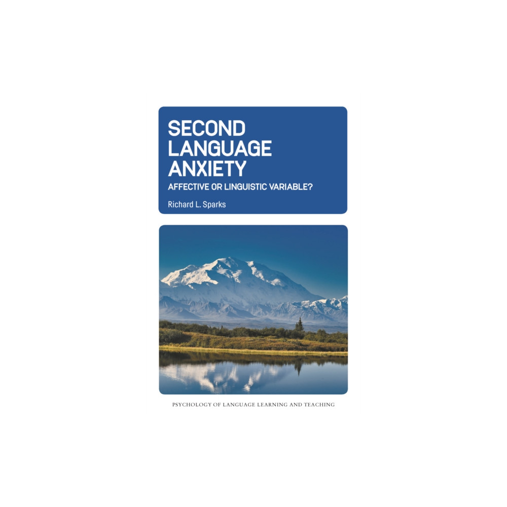 Produktbild för Second Language Anxiety (inbunden, eng)