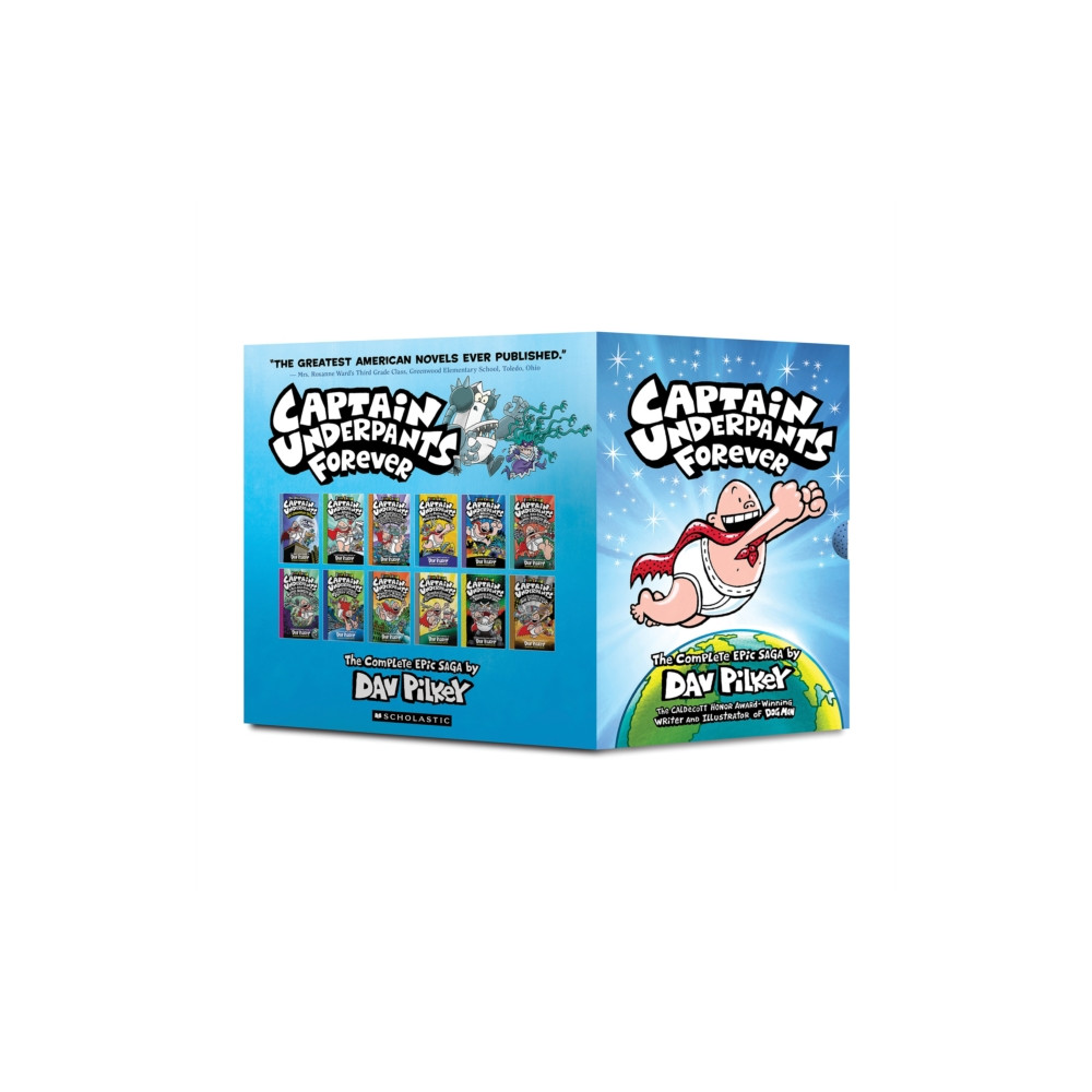 Produktbild för Captain Underpants Forever Box set (#1-12) (inbunden, eng)