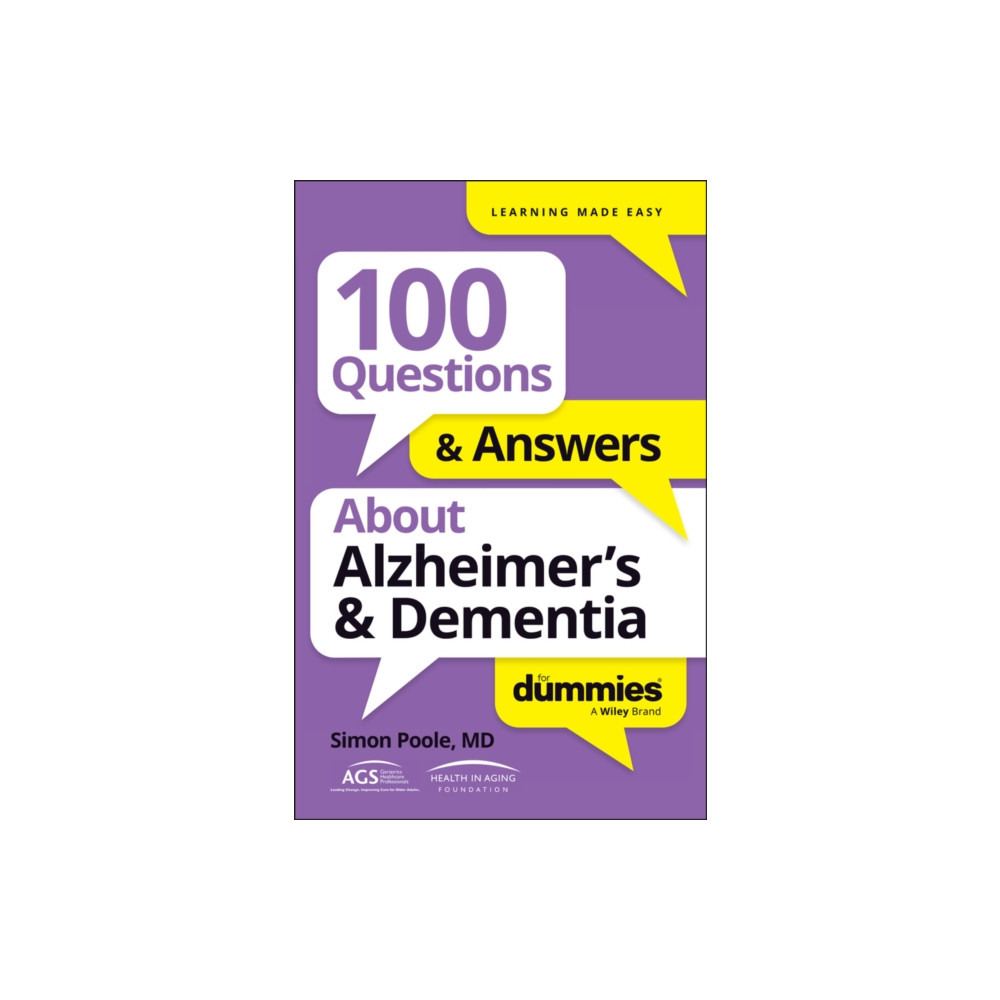 Produktbild för 100 Questions & Answers About Alzheimer's & Dementia For Dummies (häftad, eng)