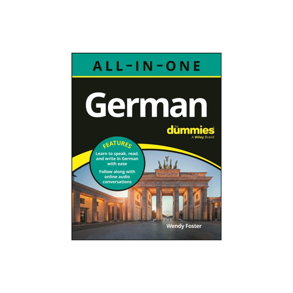 Produktbild för German All-In-One For Dummies (häftad, eng)